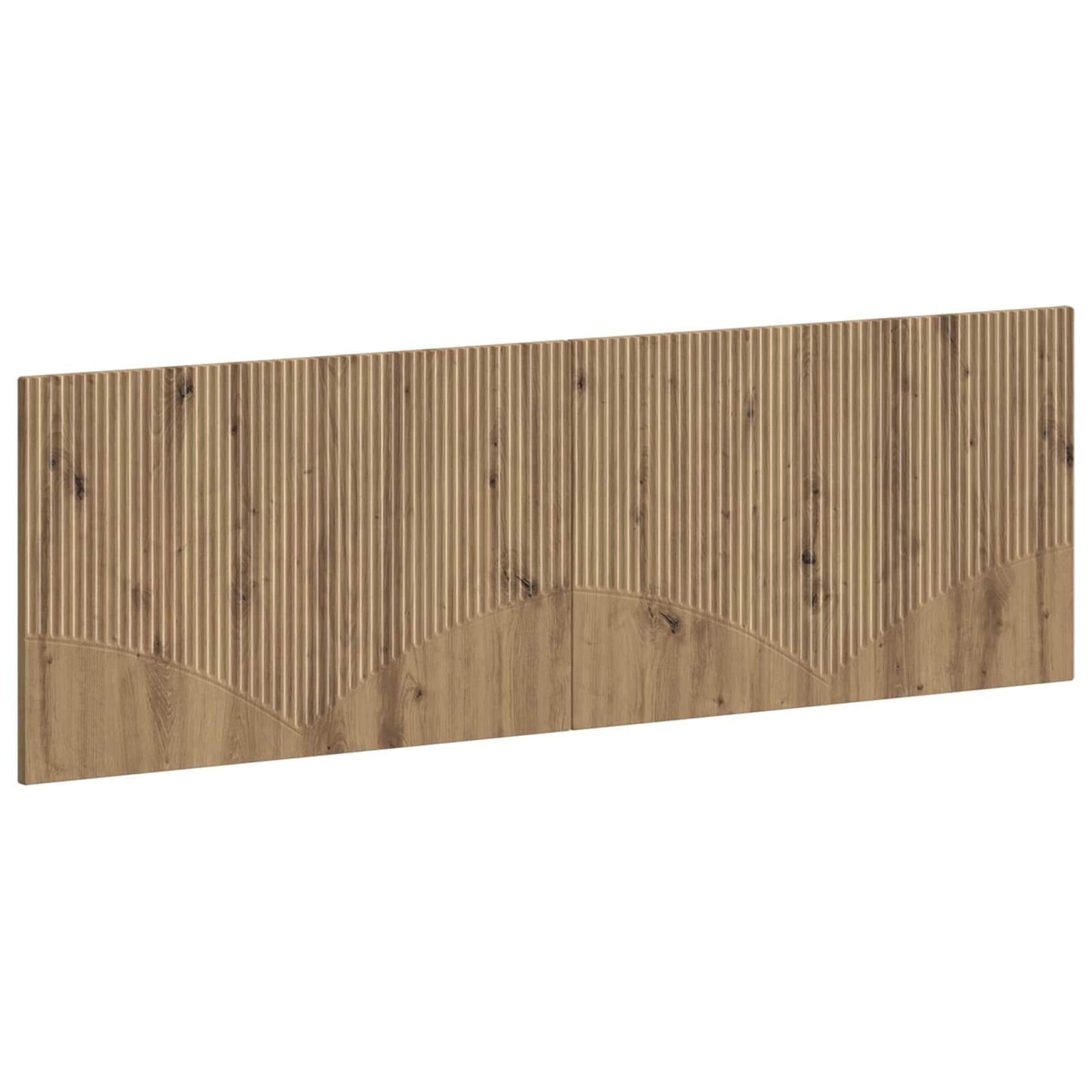 Wandmontiertes Kopfteil HOORN Artisan-Eiche Holzwerkstoff