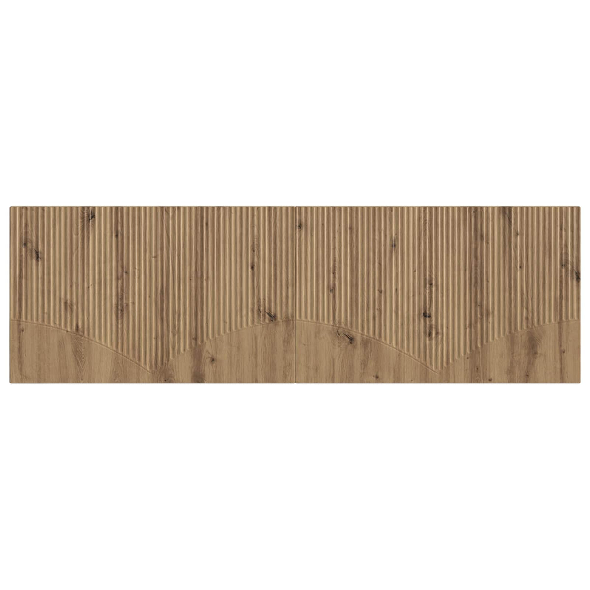 Wandmontiertes Kopfteil HOORN Artisan-Eiche Holzwerkstoff