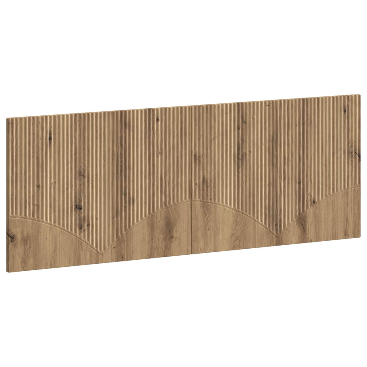 Wandmontiertes Kopfteil HOORN Artisan-Eiche Holzwerkstoff