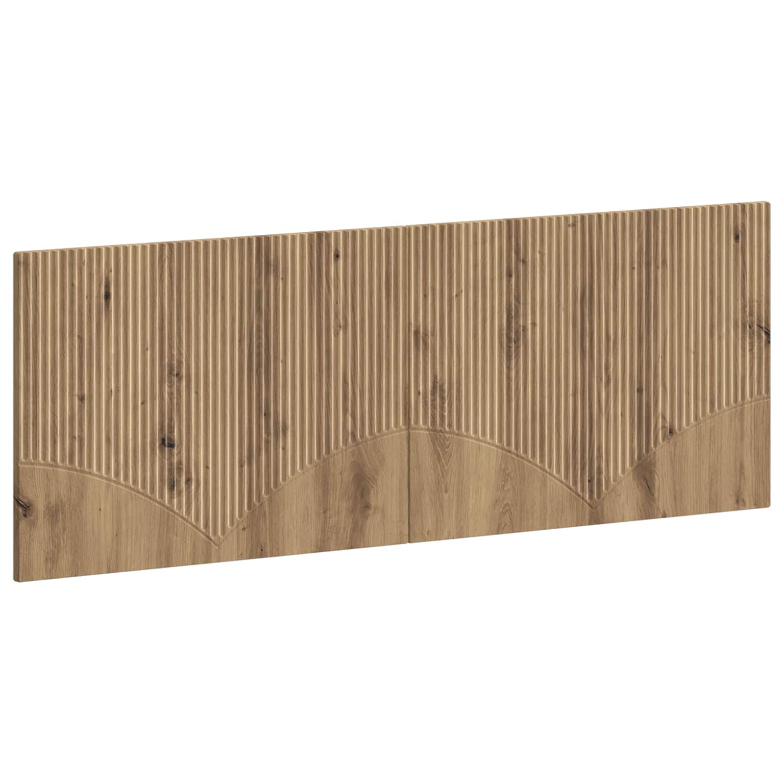 Wandmontiertes Kopfteil HOORN Artisan-Eiche Holzwerkstoff