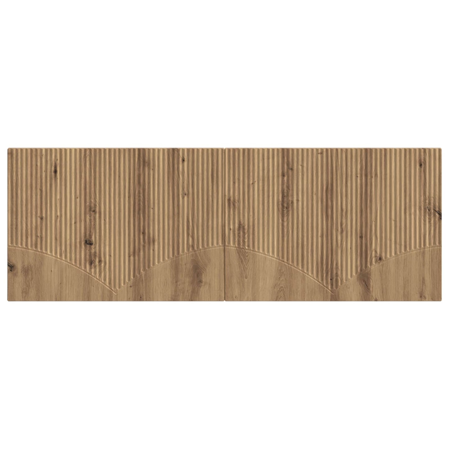 Wandmontiertes Kopfteil HOORN Artisan-Eiche Holzwerkstoff