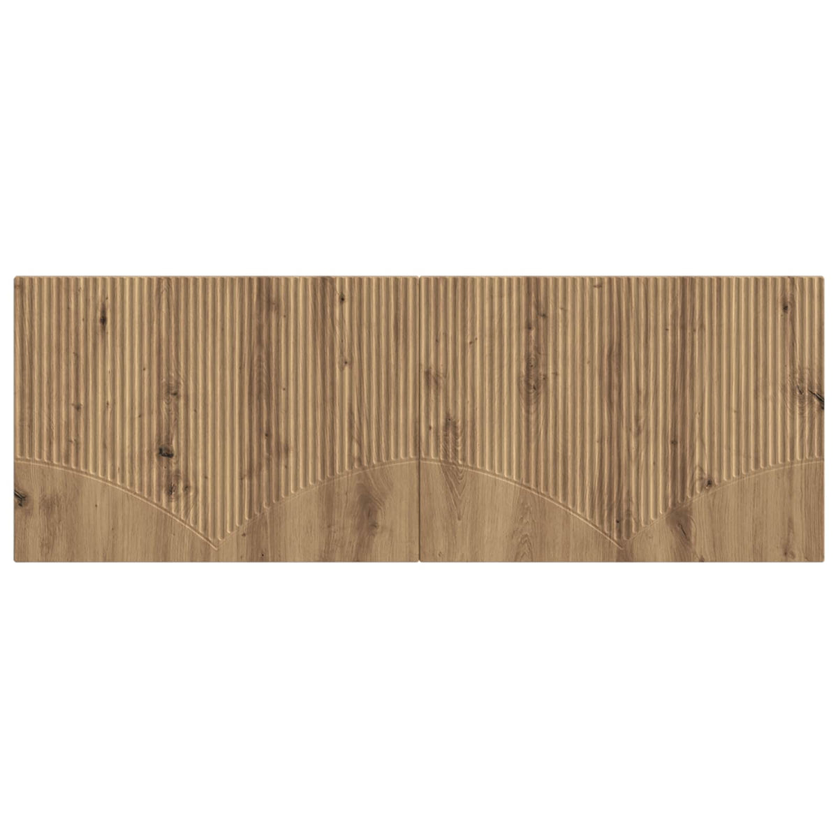 Wandmontiertes Kopfteil HOORN Artisan-Eiche Holzwerkstoff