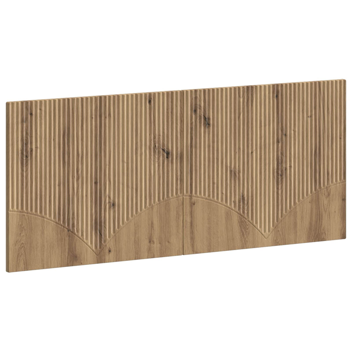 Wandmontiertes Kopfteil HOORN Artisan-Eiche Holzwerkstoff