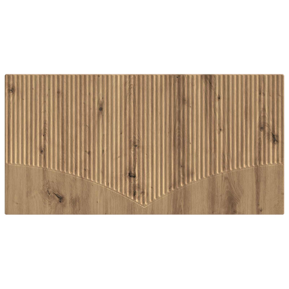 Wandmontiertes Kopfteil HOORN Artisan-Eiche Holzwerkstoff