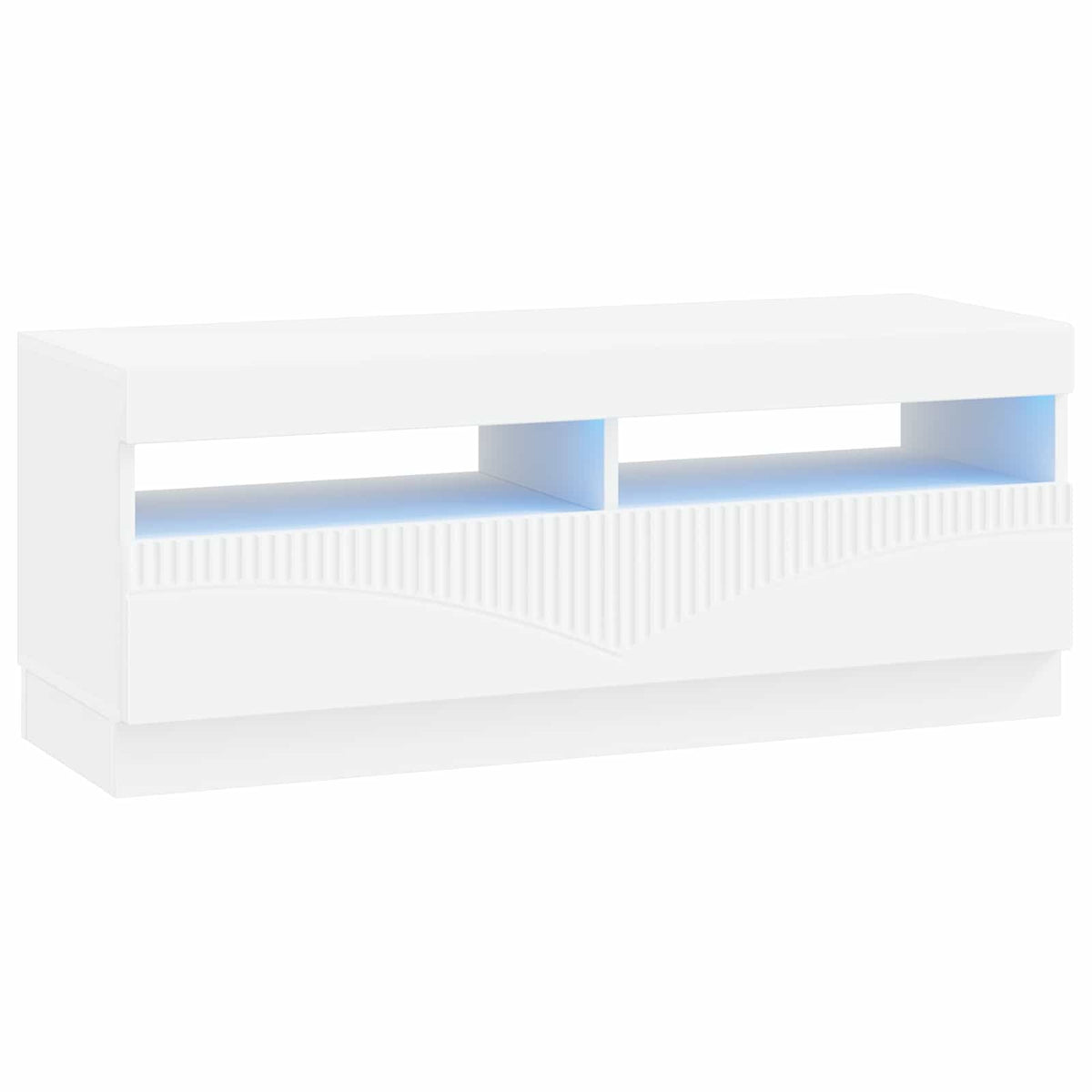 LED-TV-Schrank Weiß Holzwerkstoff
