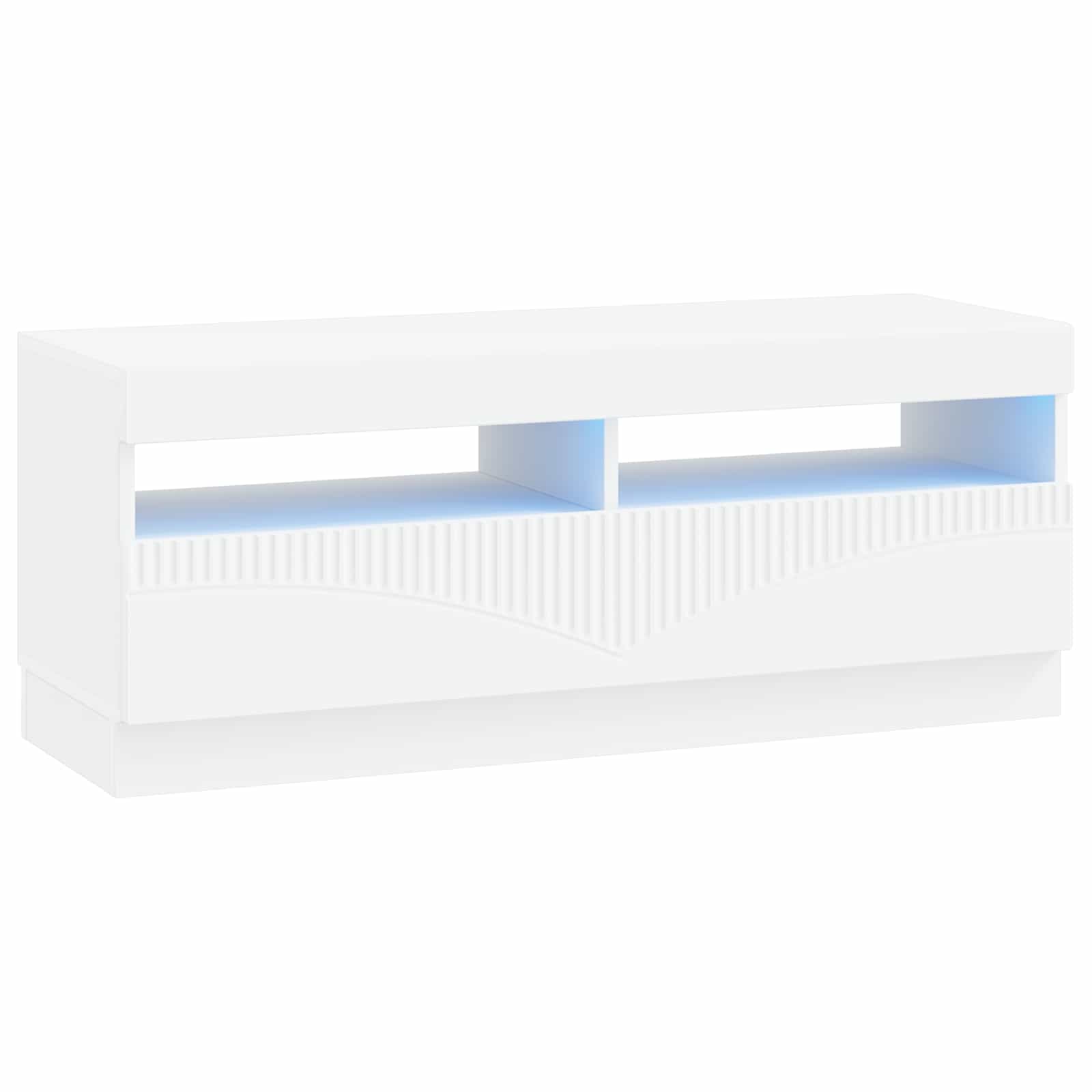 LED-TV-Schrank Weiß Holzwerkstoff