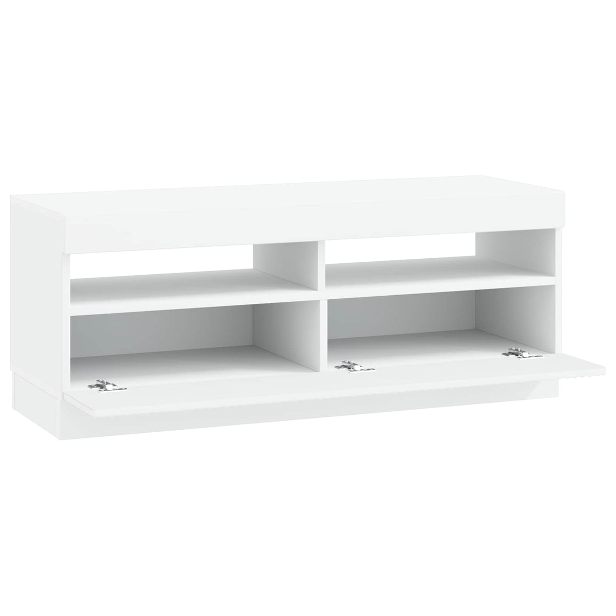 LED-TV-Schrank Weiß Holzwerkstoff