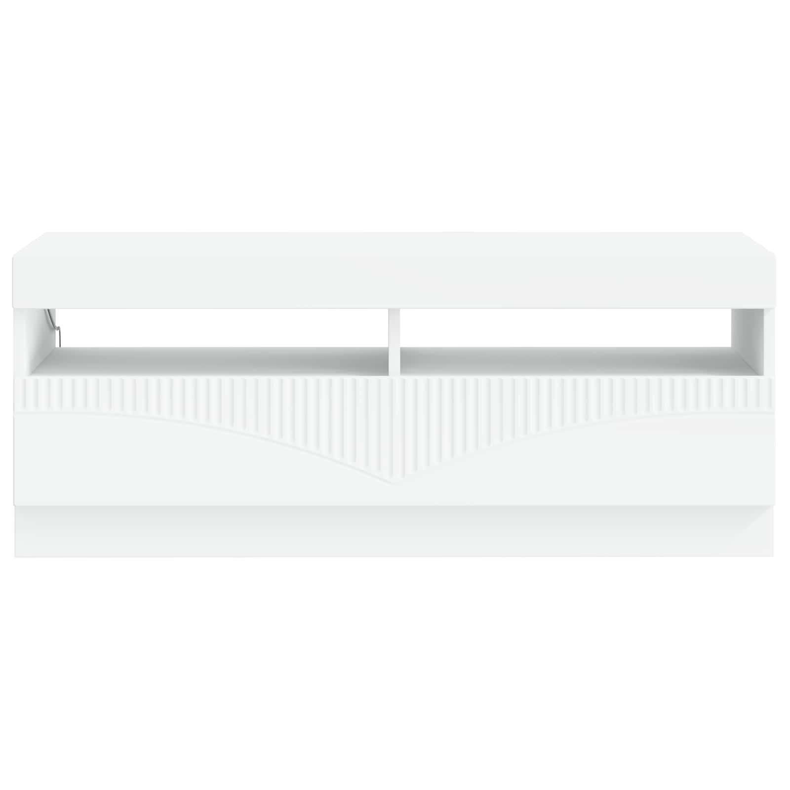 LED-TV-Schrank Weiß Holzwerkstoff