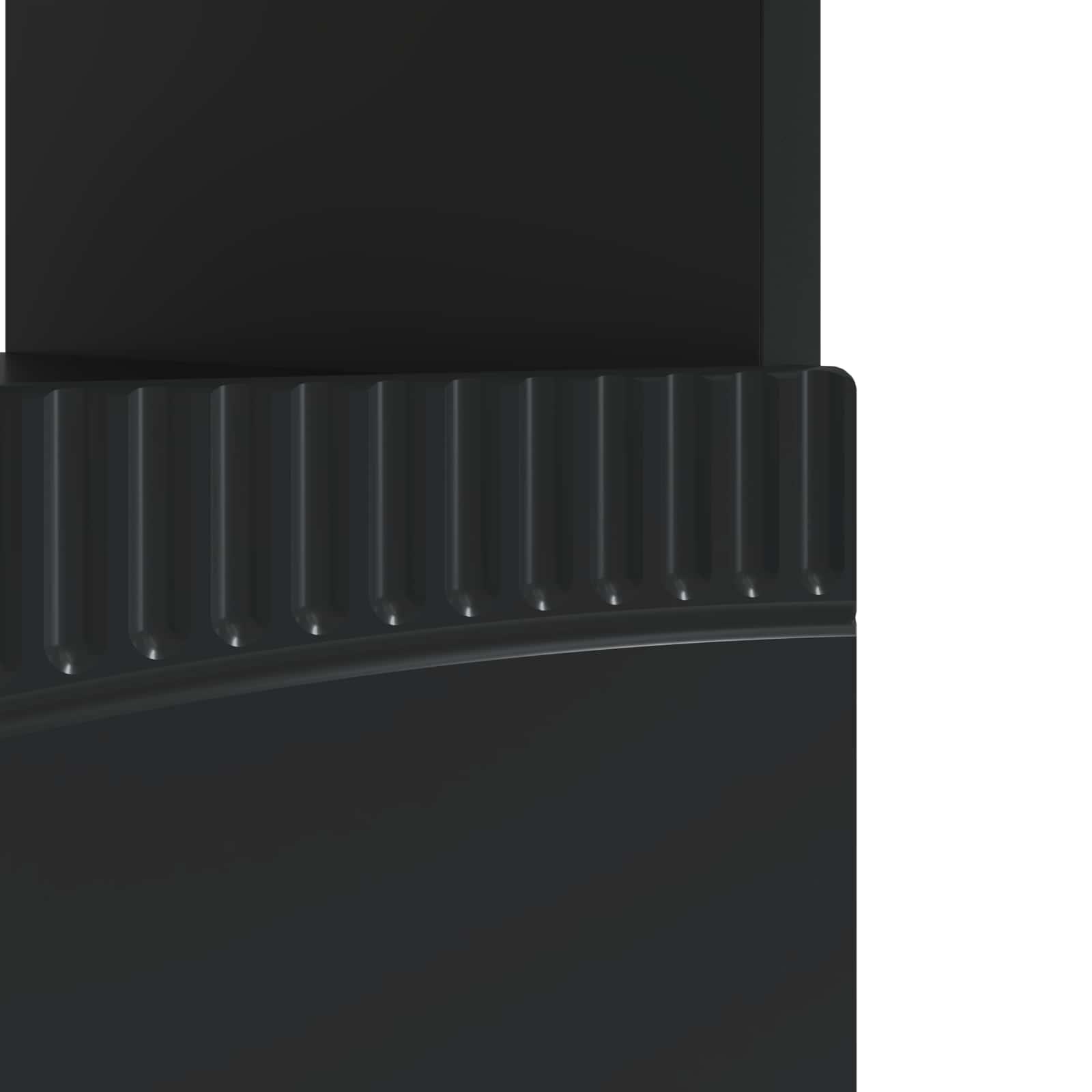 LED-TV-Schrank Schwarz Holzwerkstoff