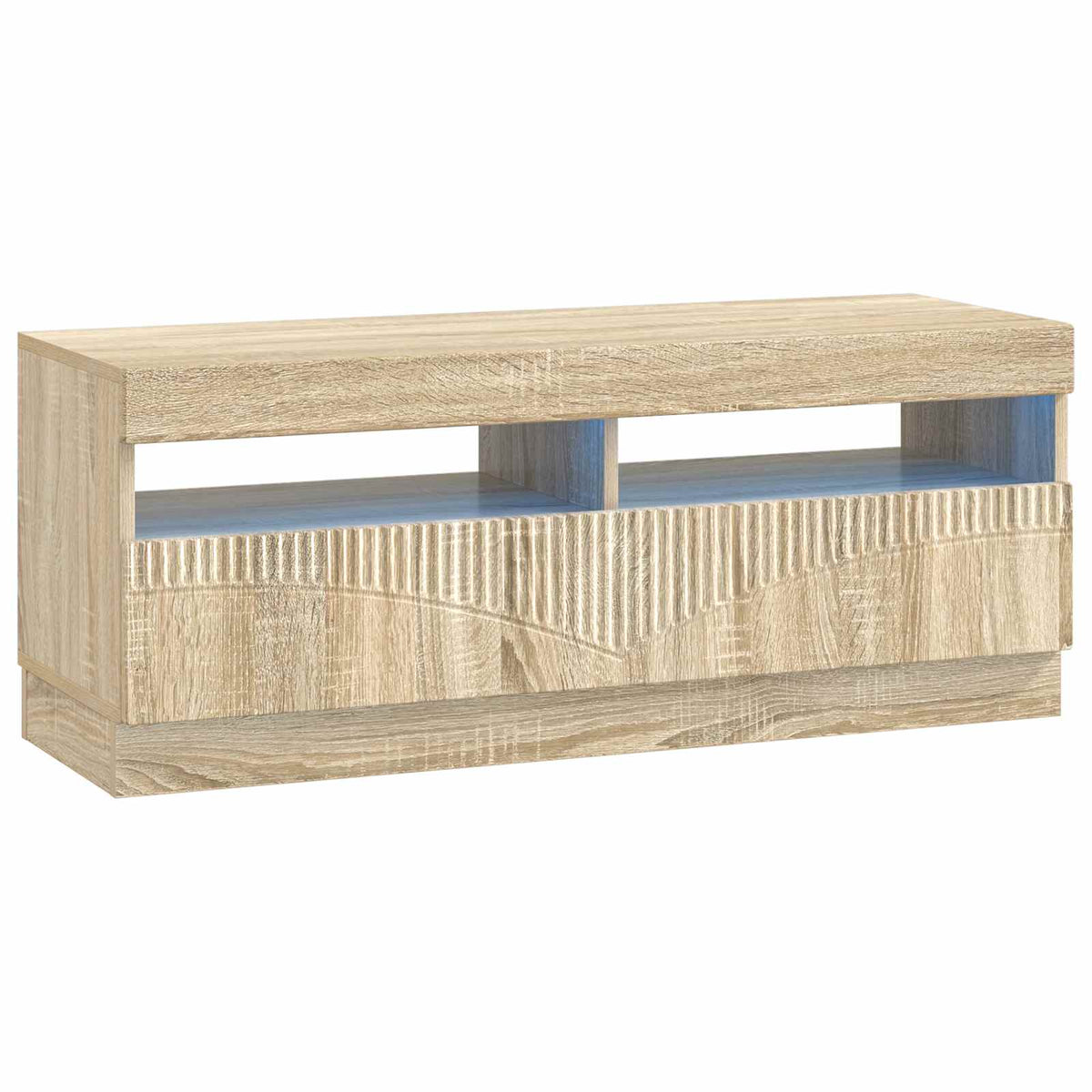 LED-TV-Schrank Sonoma-Eiche Holzwerkstoff