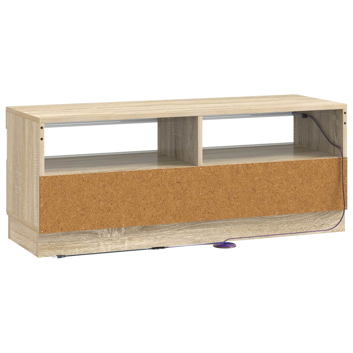 LED-TV-Schrank Sonoma-Eiche Holzwerkstoff