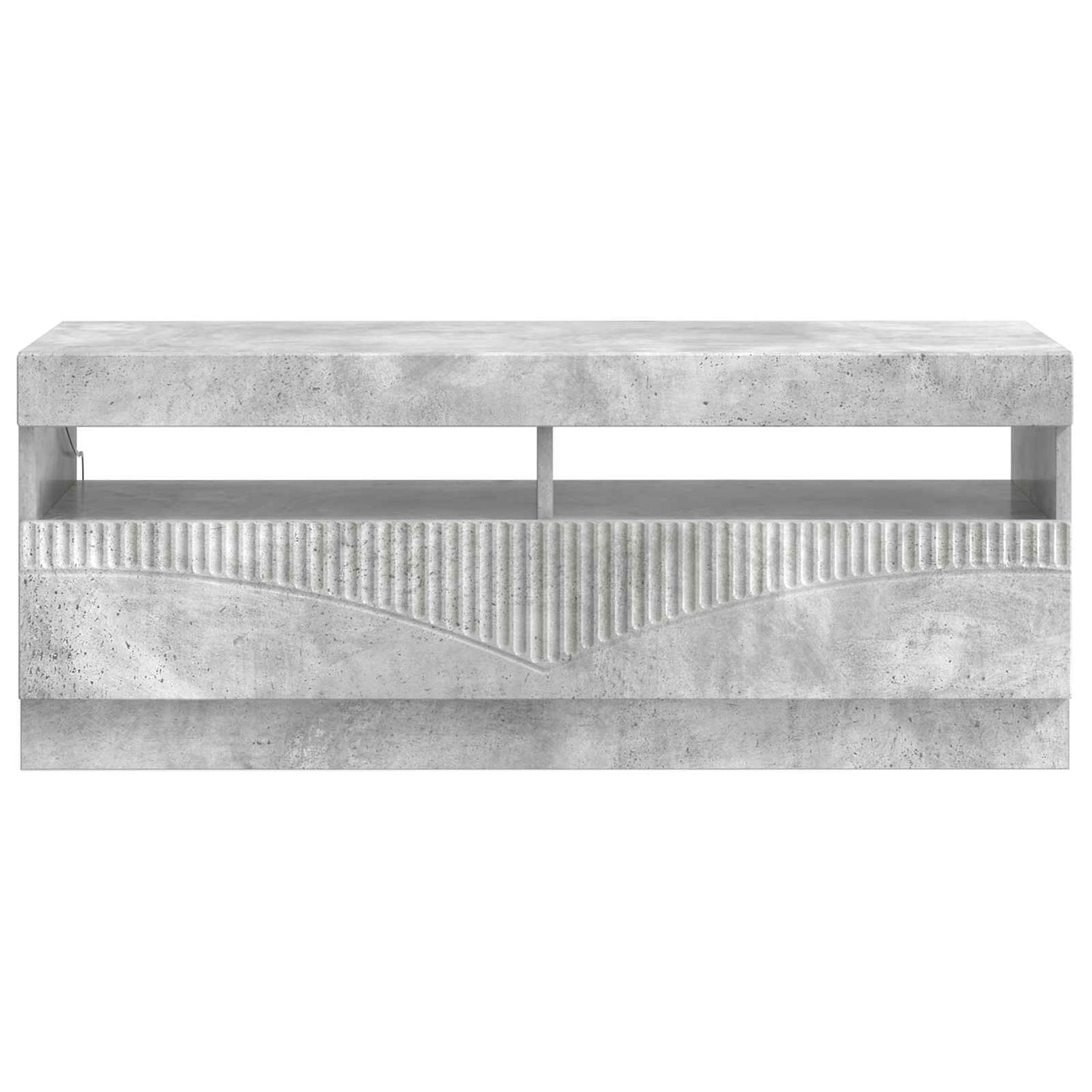 LED-TV-Schrank Betongrau Holzwerkstoff