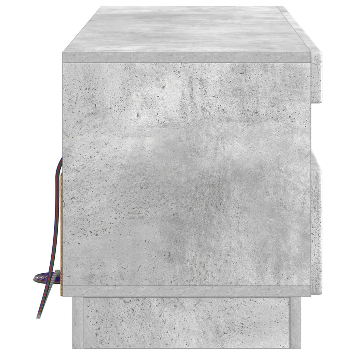 LED-TV-Schrank Betongrau Holzwerkstoff