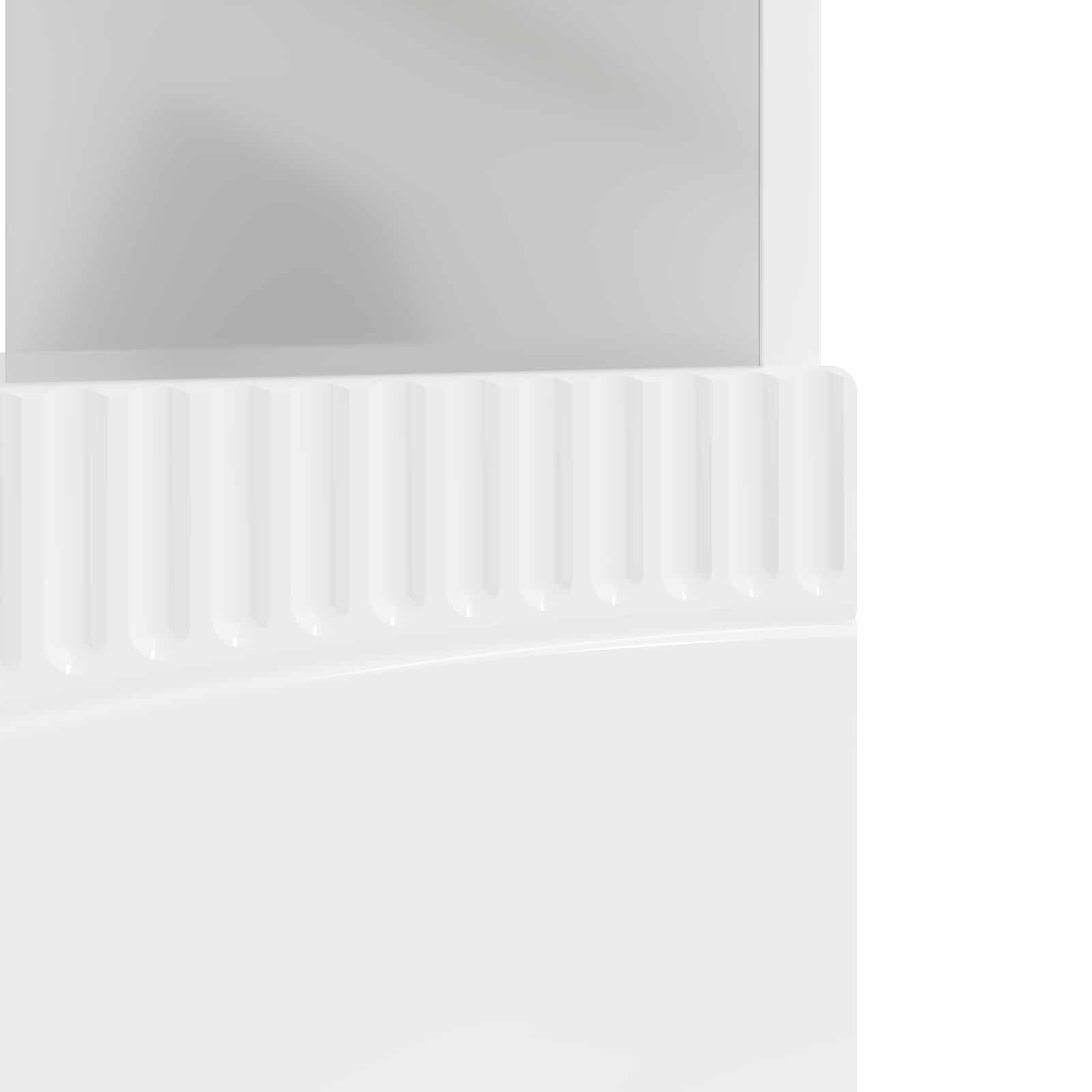 LED-TV-Schrank Hochglanz Weiß Holzwerkstoff