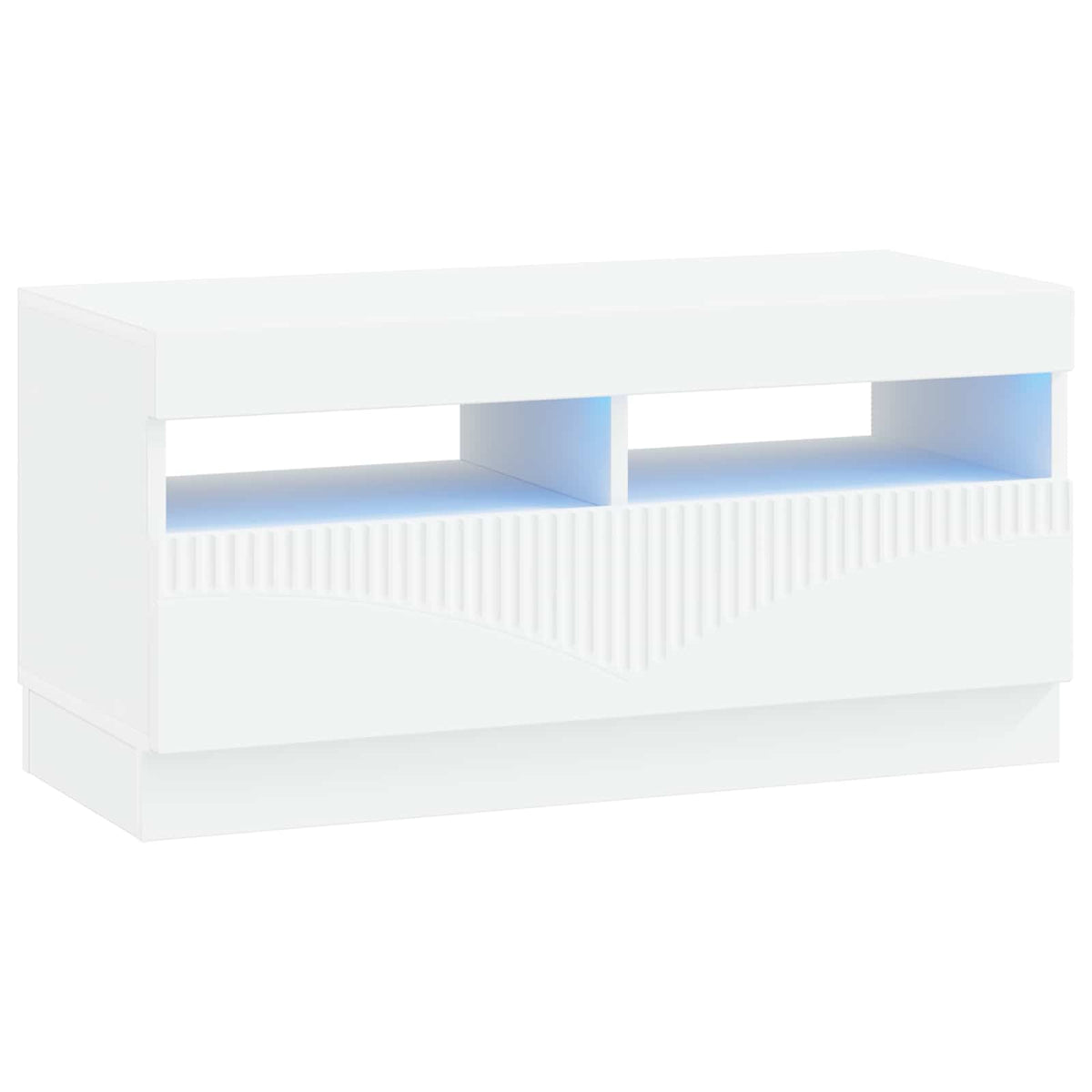 LED-TV-Schrank Weiß Holzwerkstoff