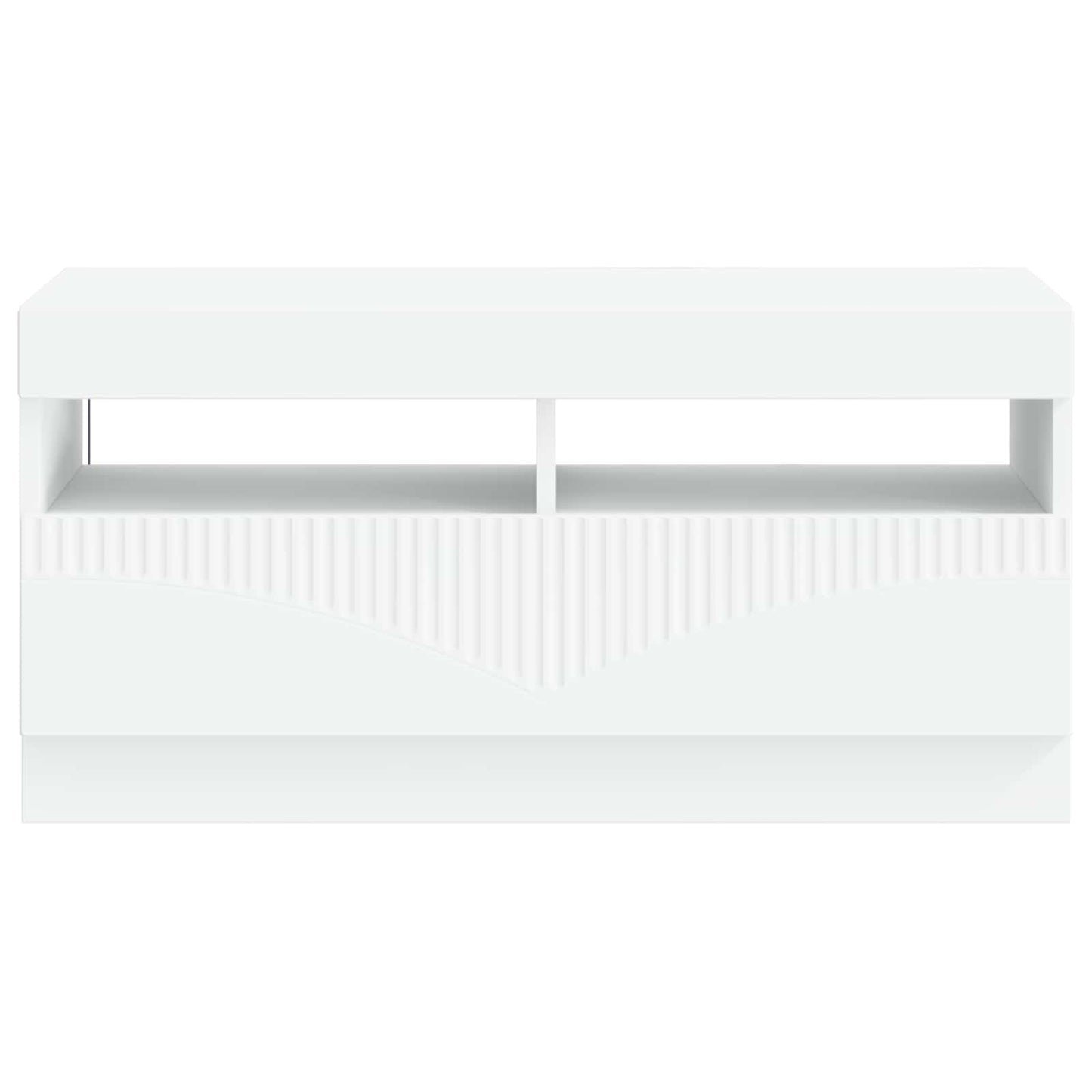 LED-TV-Schrank Weiß Holzwerkstoff