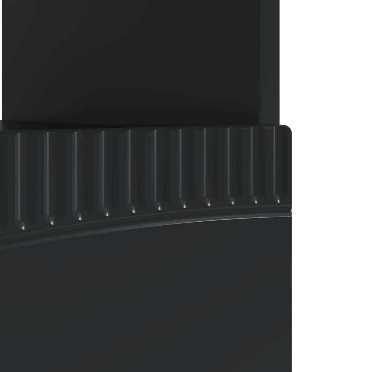 LED-TV-Schrank Schwarz Holzwerkstoff