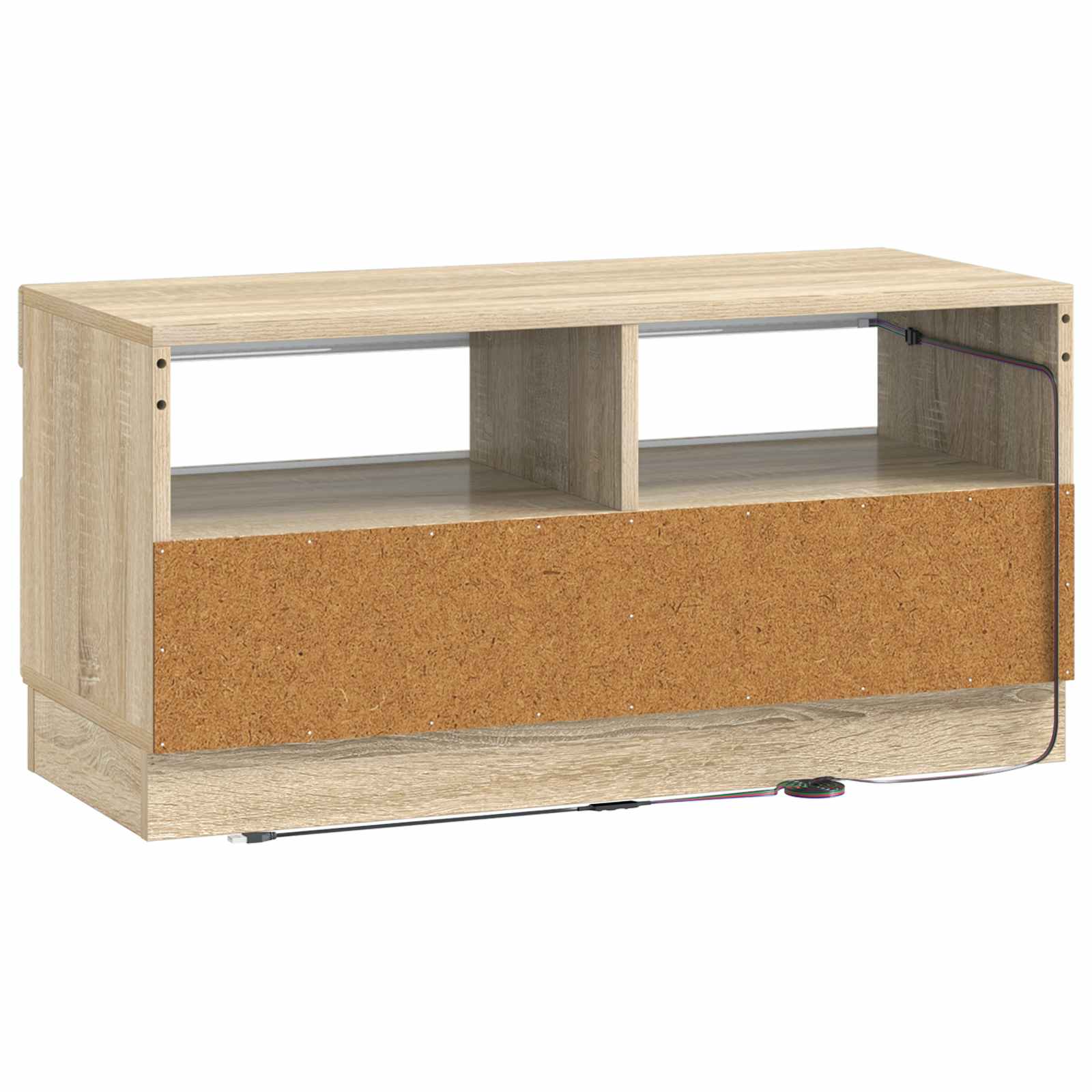 LED-TV-Schrank Sonoma-Eiche Holzwerkstoff