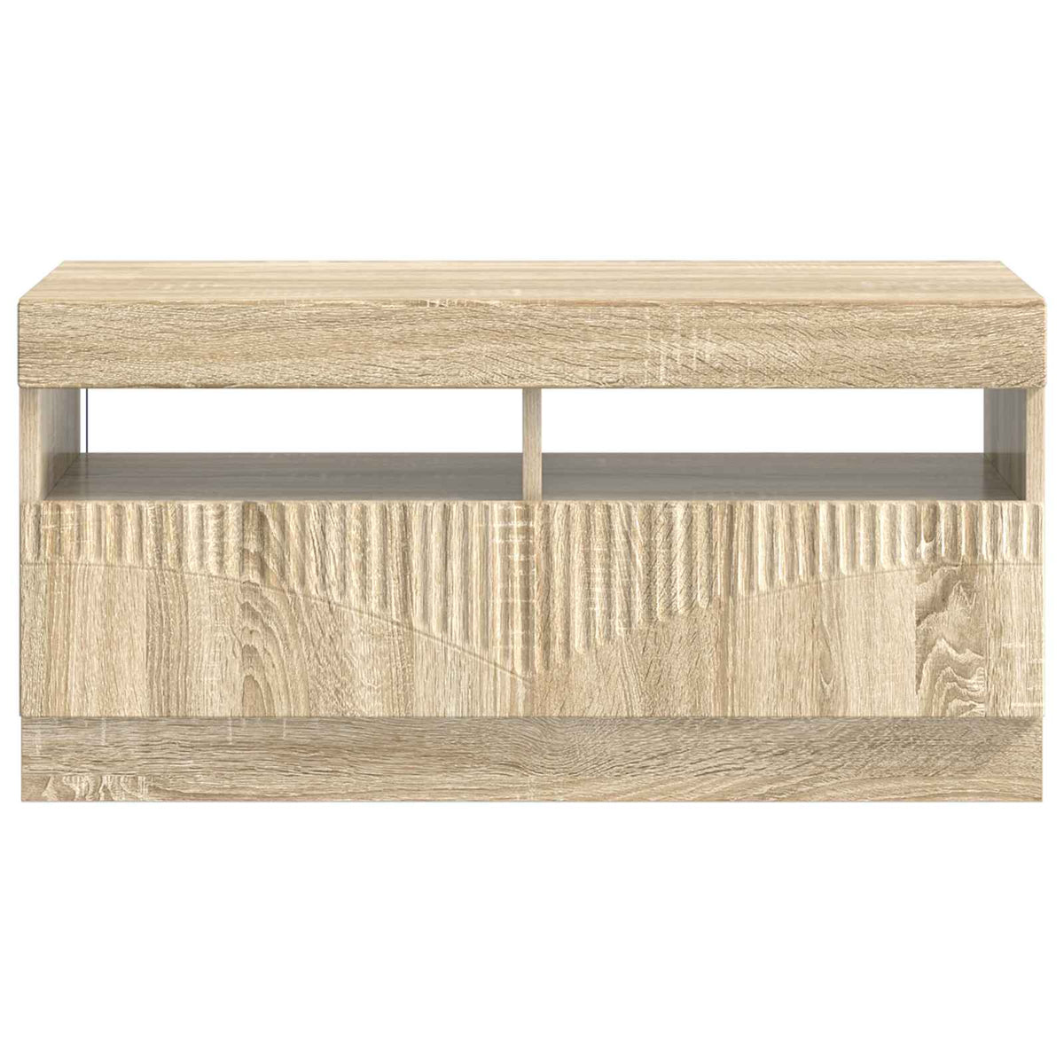 LED-TV-Schrank Sonoma-Eiche Holzwerkstoff