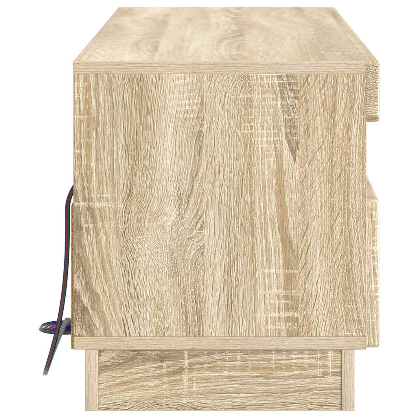 LED-TV-Schrank Sonoma-Eiche Holzwerkstoff
