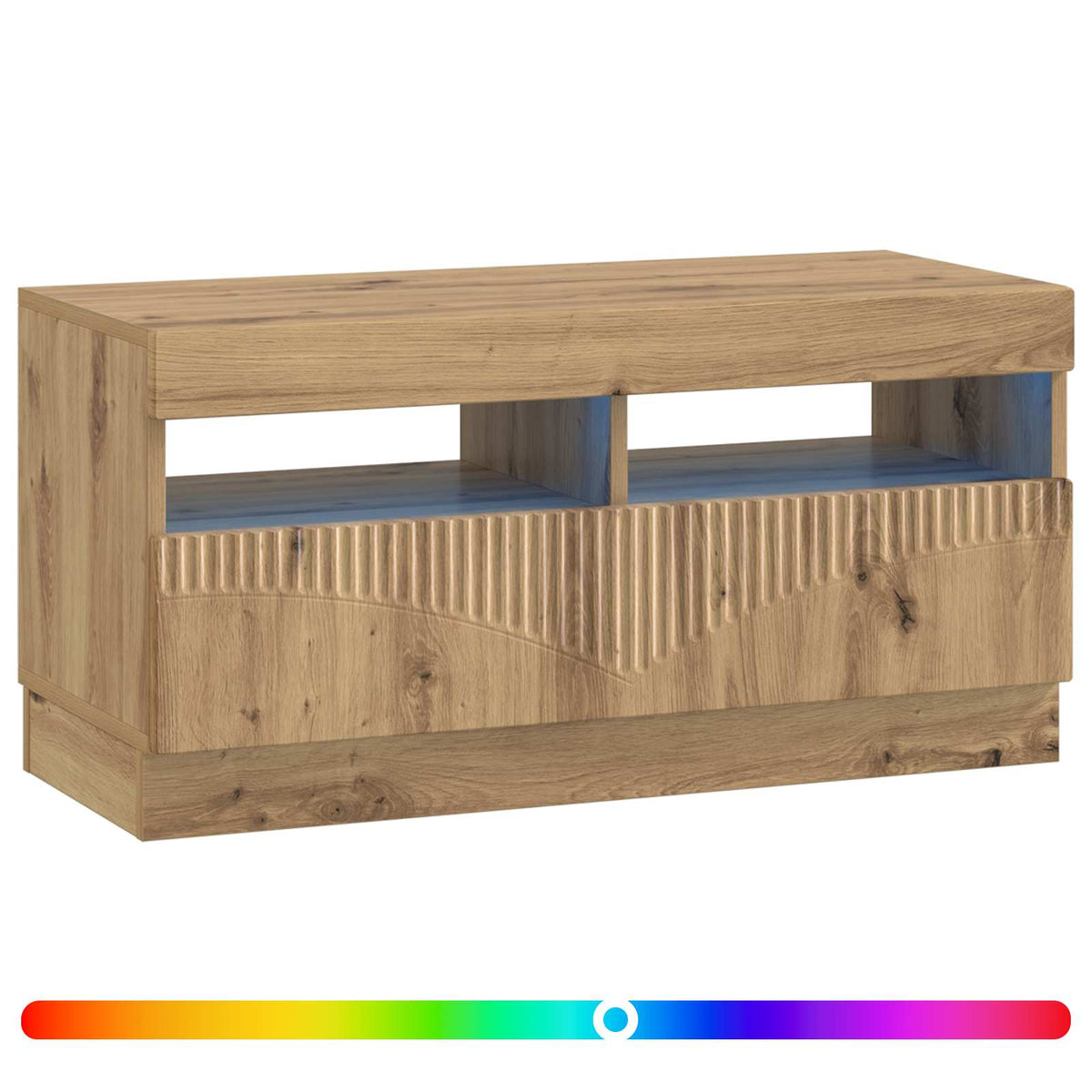 LED-TV-Schrank Artisan-Eiche Holzwerkstoff