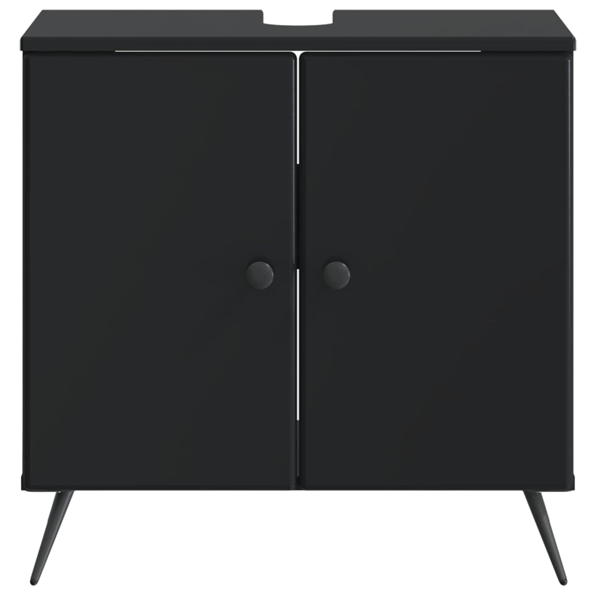 Waschbeckenschrank BREDA Schwarz 59,5 x 31,5 x 59 cm