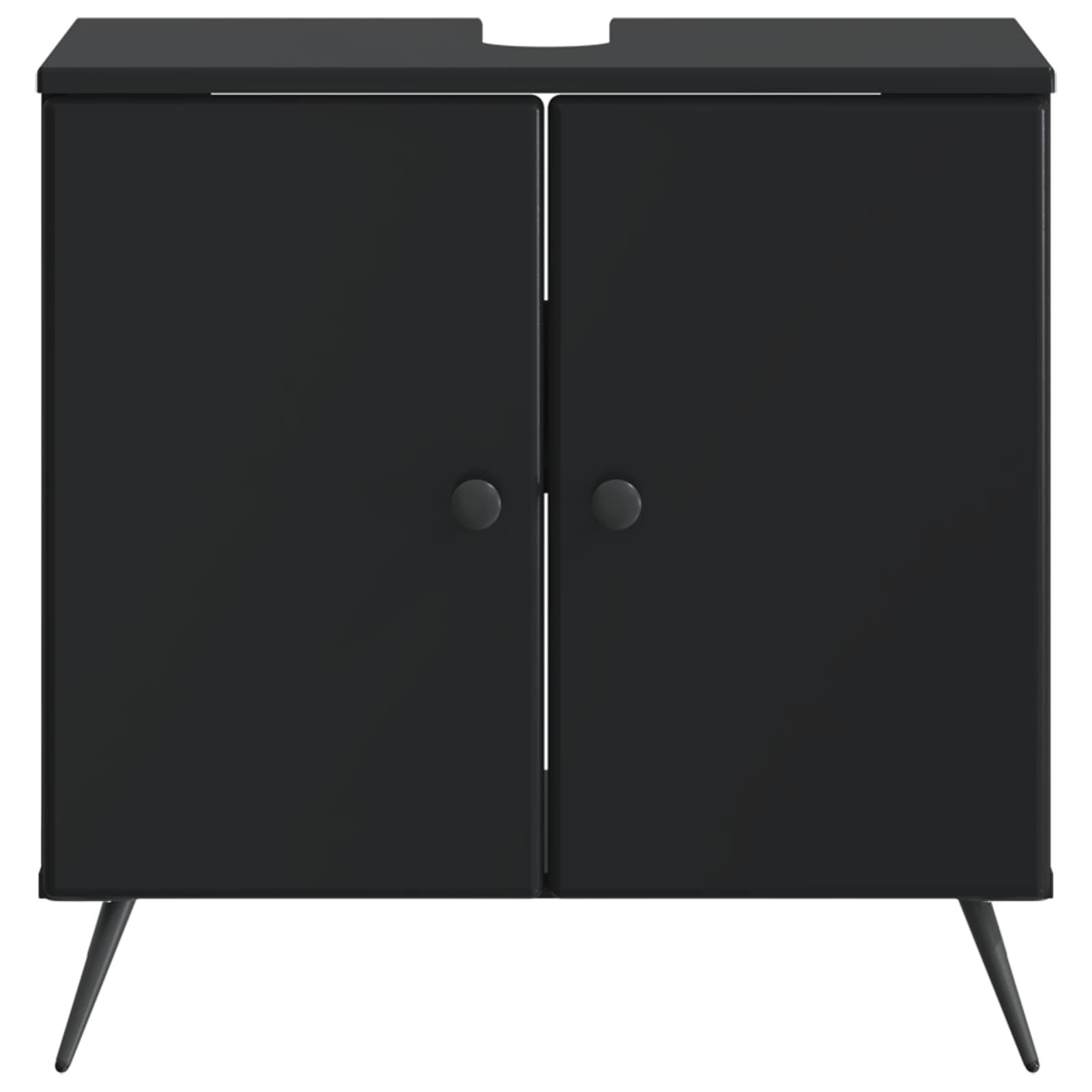 Waschbeckenschrank BREDA Schwarz 59,5 x 31,5 x 59 cm