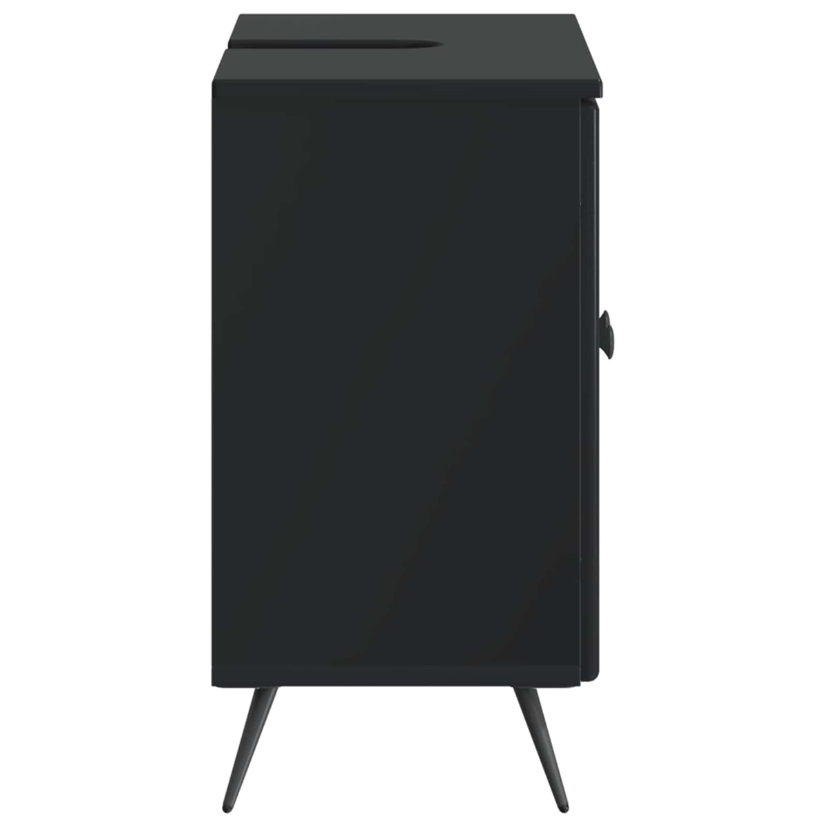 Waschbeckenschrank BREDA Schwarz 59,5 x 31,5 x 59 cm
