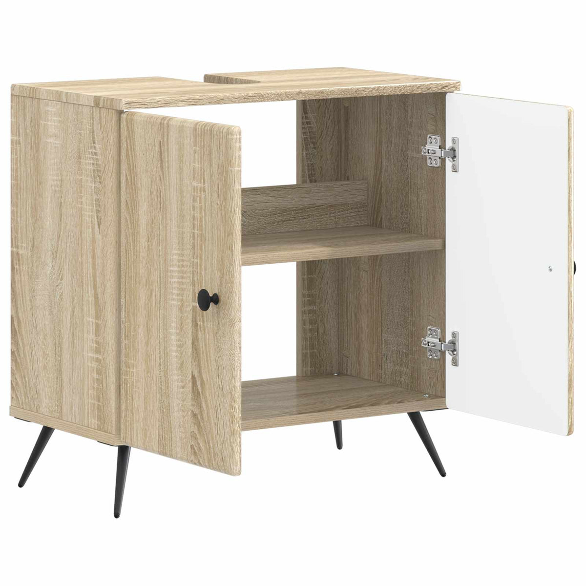Waschbeckenschrank BREDA Sonoma-Eiche 59,5 x 31,5 x 59 cm