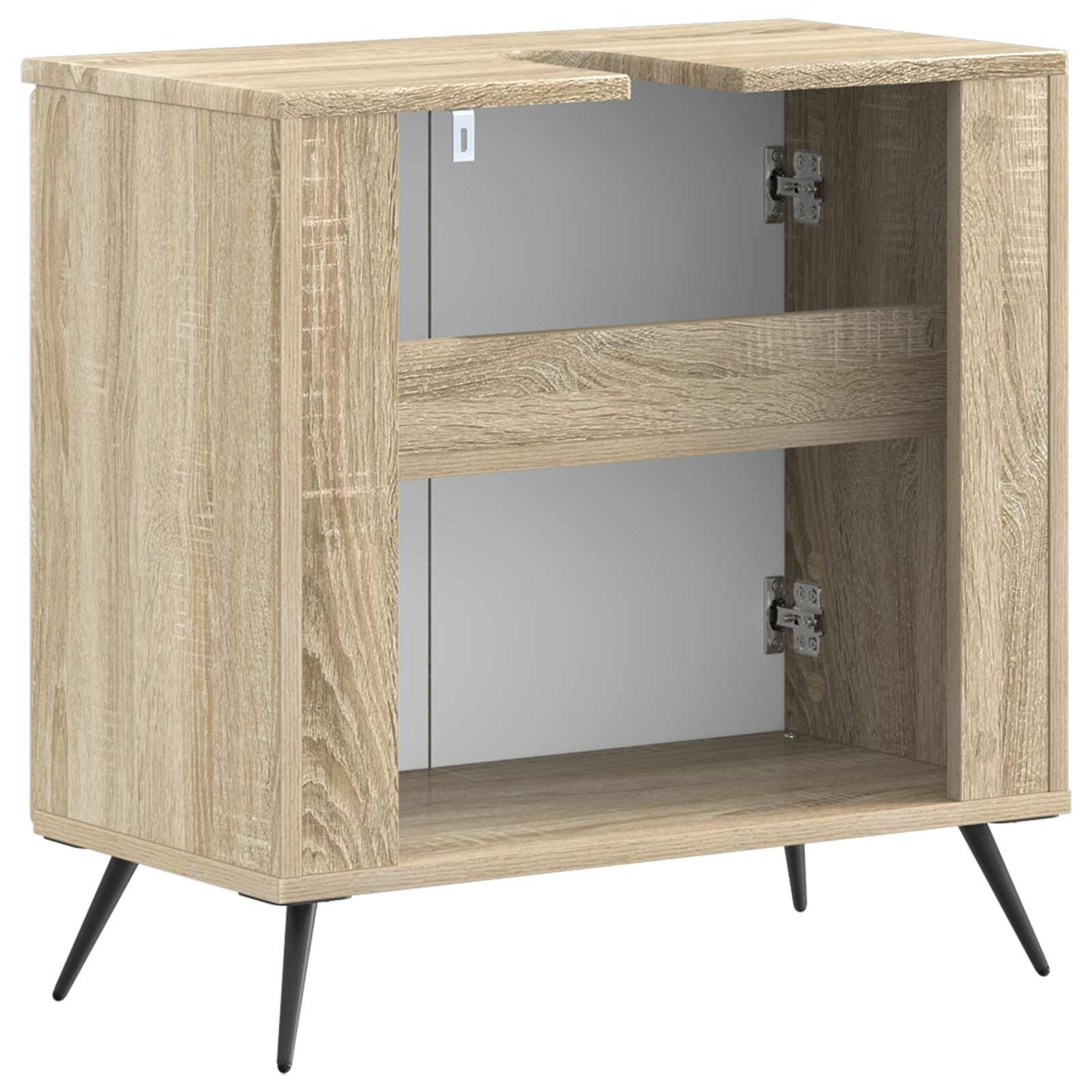 Waschbeckenschrank BREDA Sonoma-Eiche 59,5 x 31,5 x 59 cm