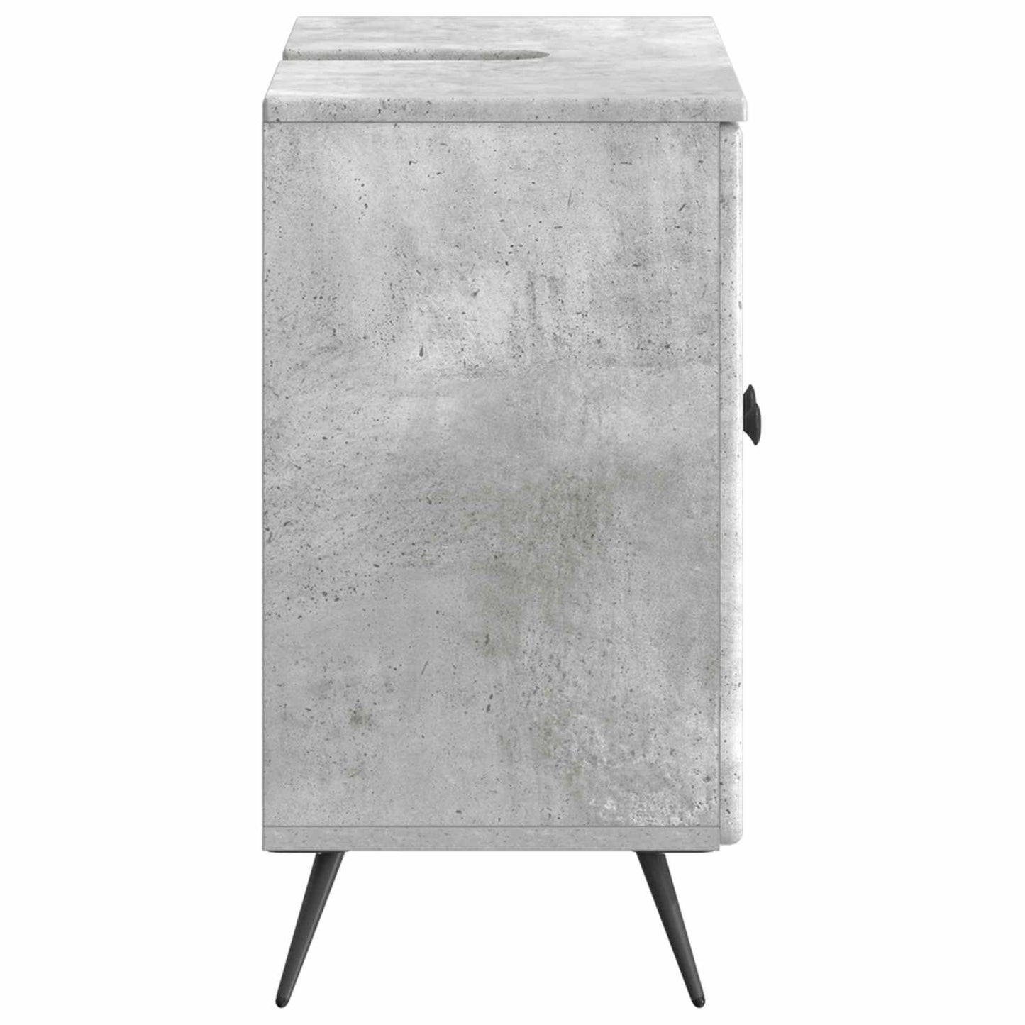 Waschbeckenschrank BREDA Betongrau 59,5 x 31,5 x 59 cm