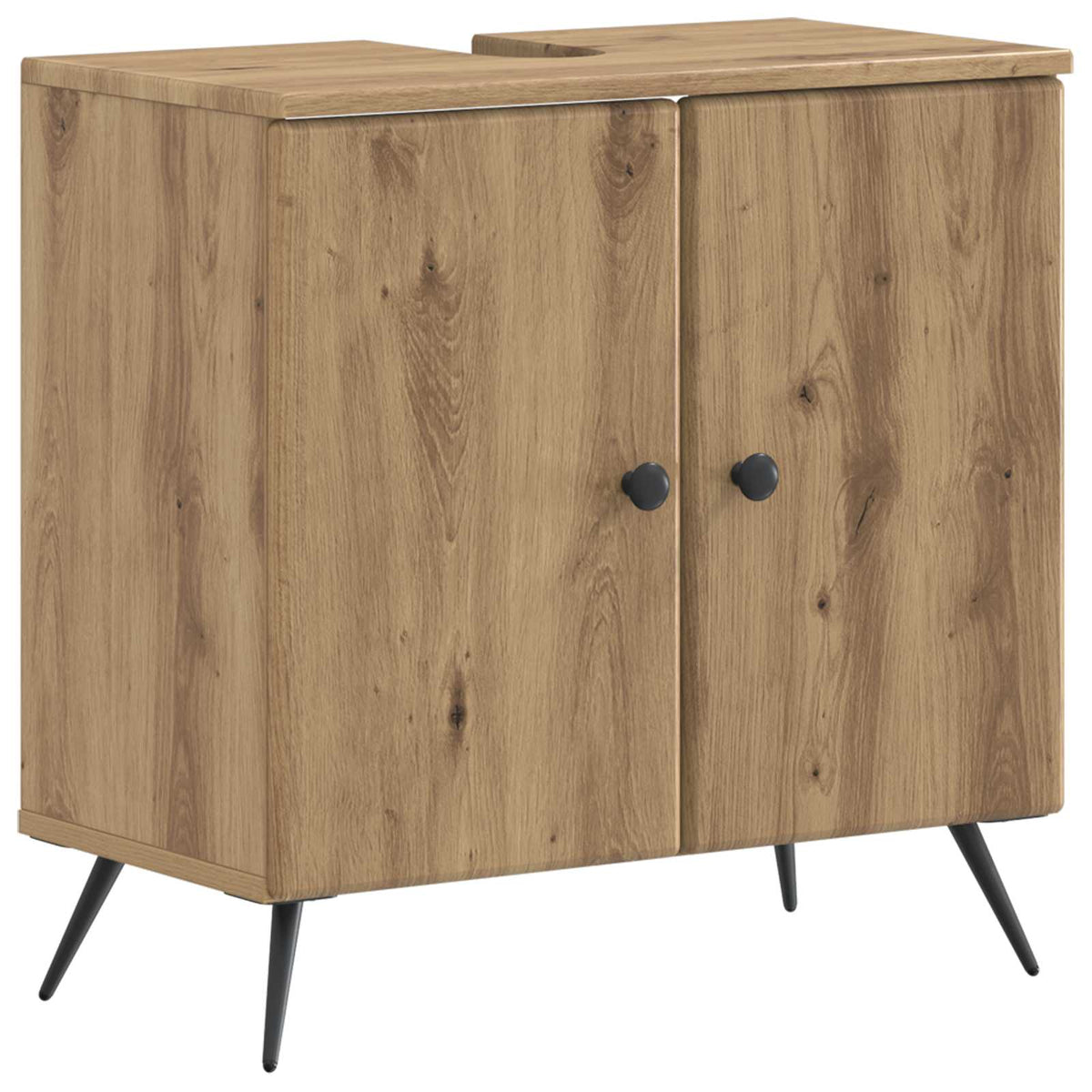 Waschbeckenschrank BREDA Artisan-Eiche 59,5 x 31,5 x 59 cm