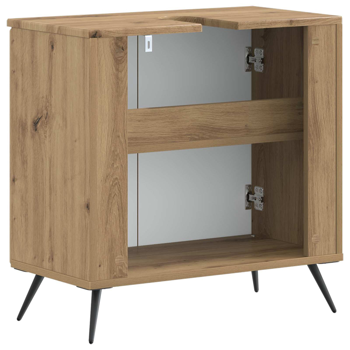 Waschbeckenschrank BREDA Artisan-Eiche 59,5 x 31,5 x 59 cm