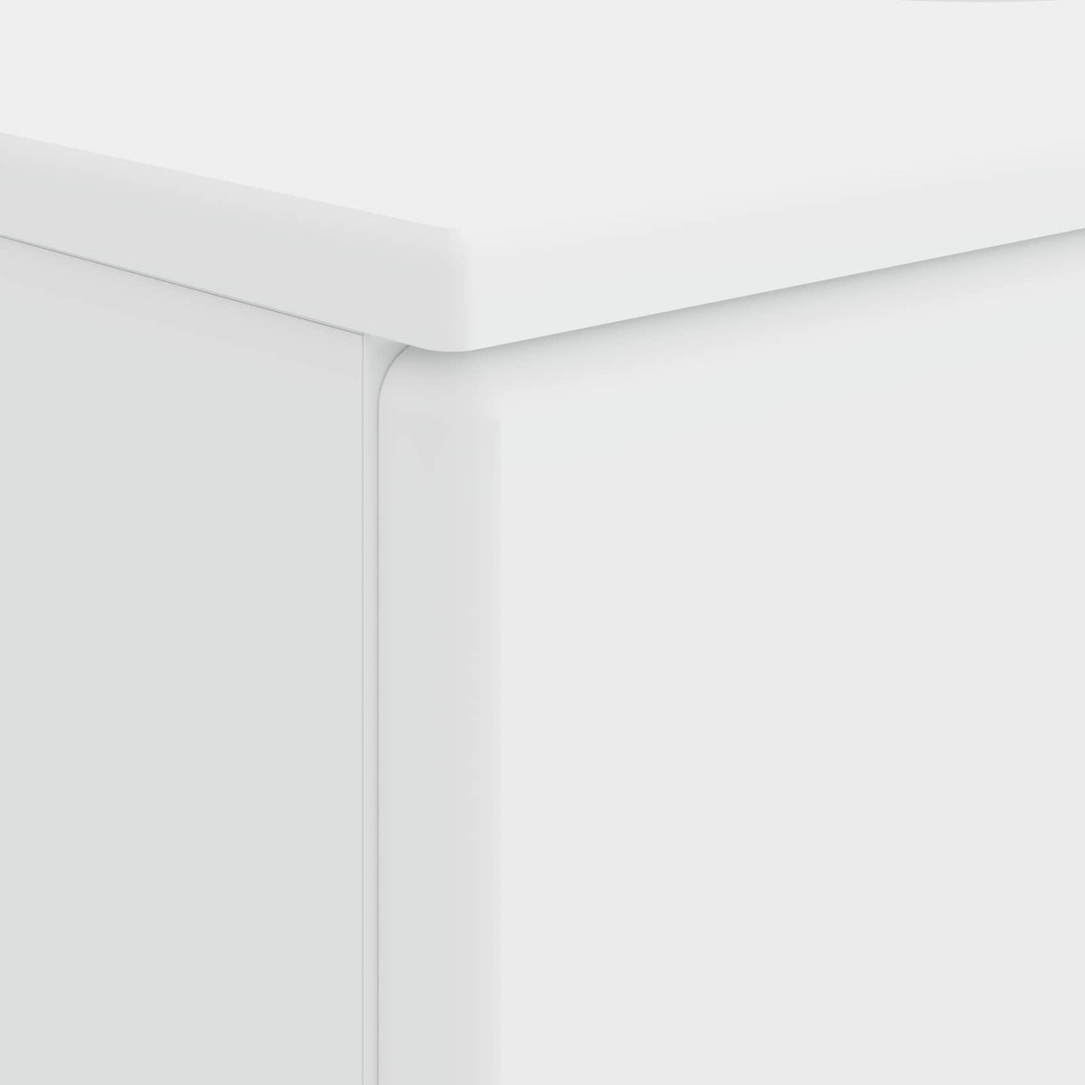 Waschbeckenschrank BREDA Weiß 82 x 41 x 59 cm Holzwerkstoff
