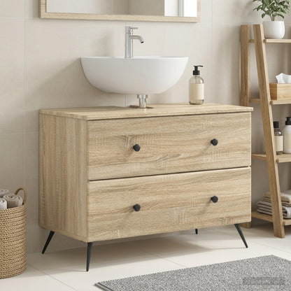 Waschbeckenschrank BREDA Sonoma-Eiche 82 x 41 x 59 cm