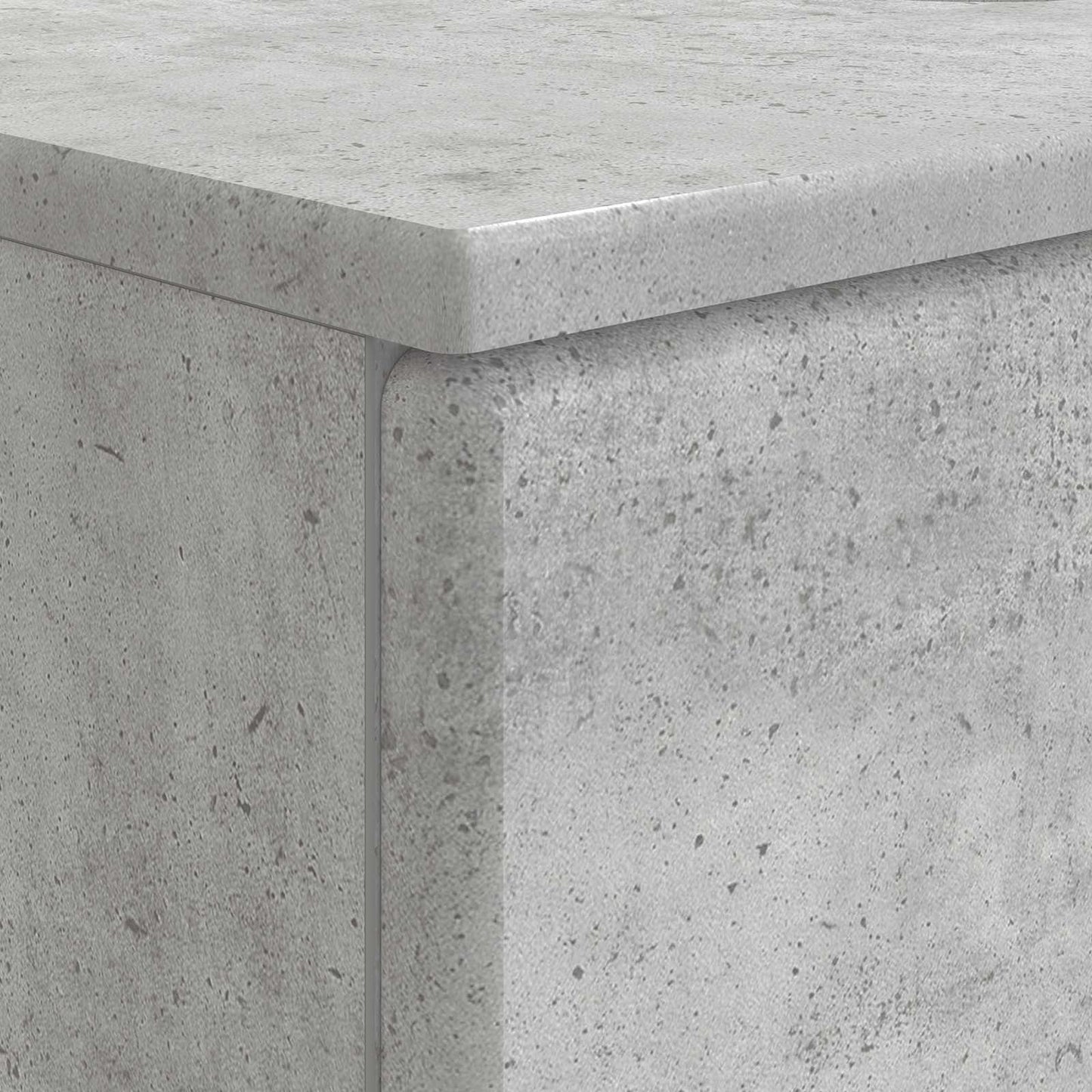 Waschbeckenschrank BREDA Betongrau 82 x 41 x 59 cm
