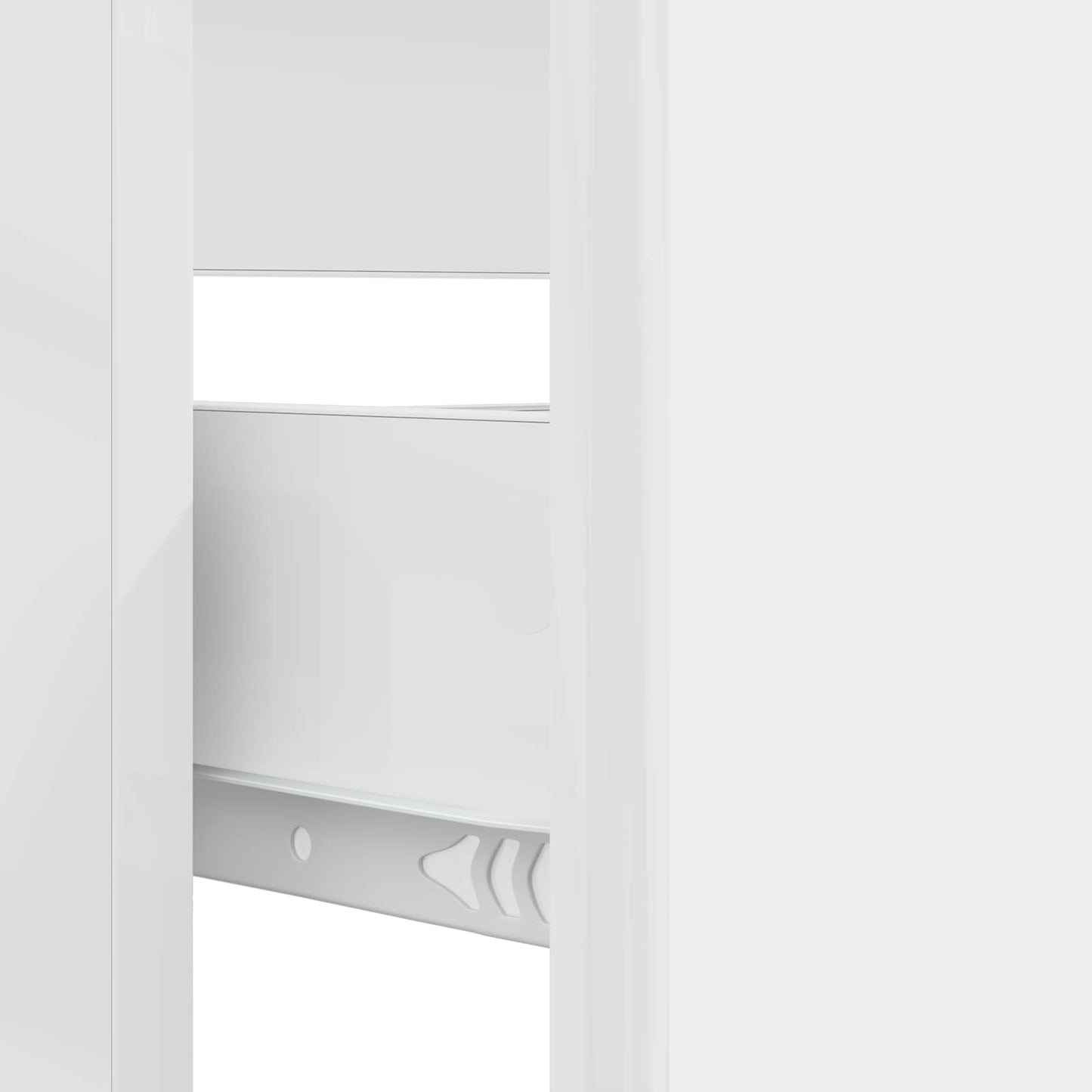 Waschbeckenschrank BREDA Hochglanz Weiß 82 x 41 x 59 cm