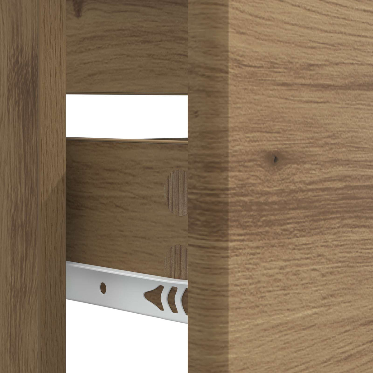 Waschbeckenschrank BREDA Artisan-Eiche 82 x 41 x 59 cm