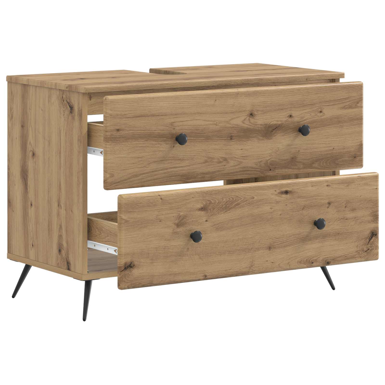 Waschbeckenschrank BREDA Artisan-Eiche 82 x 41 x 59 cm