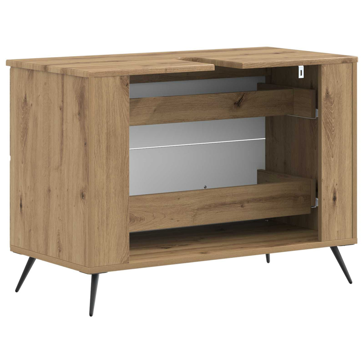 Waschbeckenschrank BREDA Artisan-Eiche 82 x 41 x 59 cm