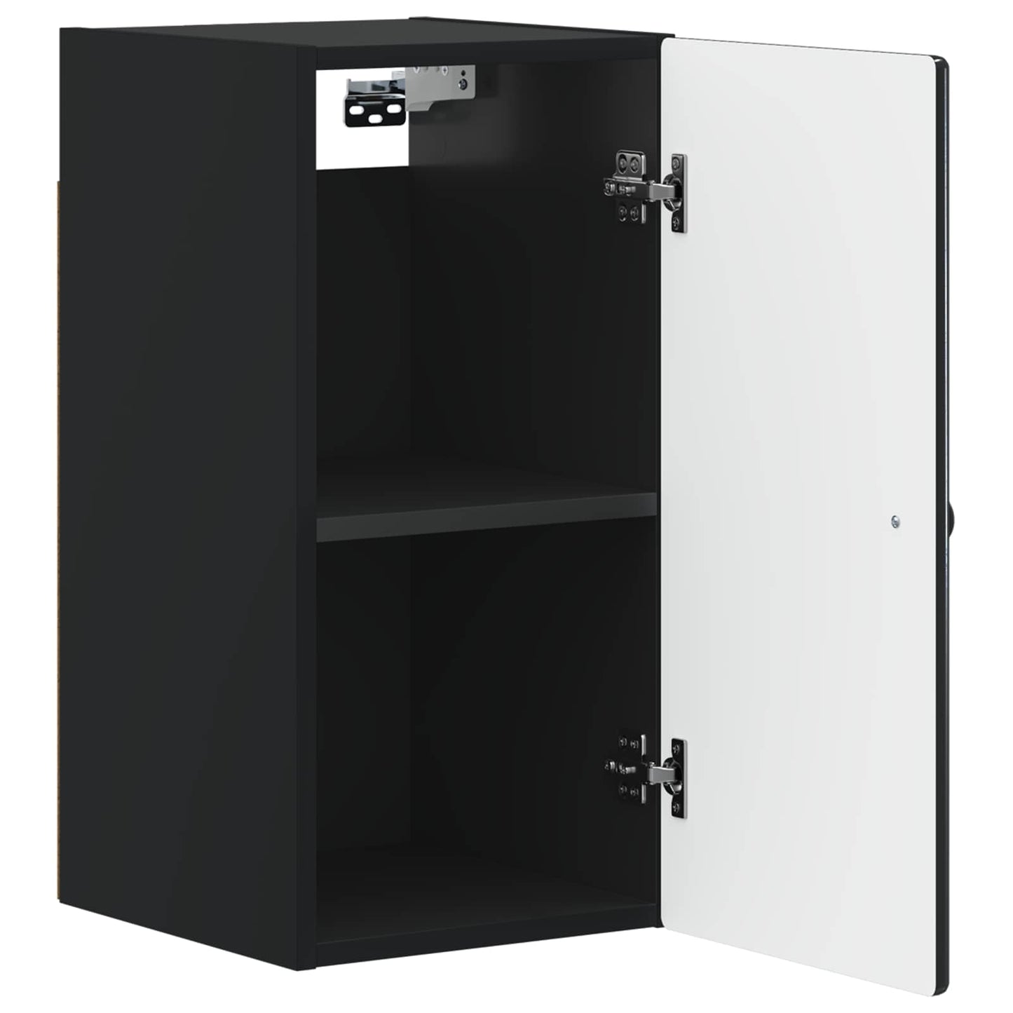 Badezimmer-Wandschrank BREDA Schwarz 30 x 31 x 59 cm