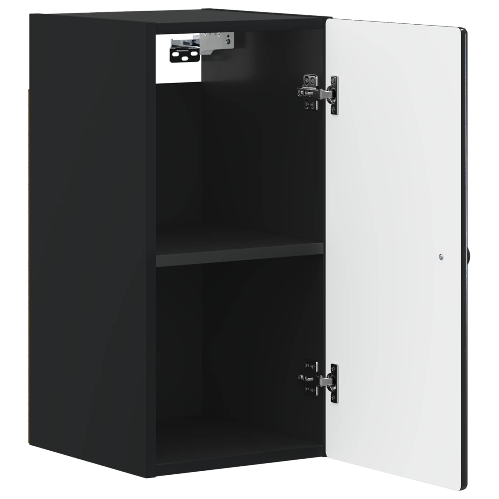 Badezimmer-Wandschrank BREDA Schwarz 30 x 31 x 59 cm