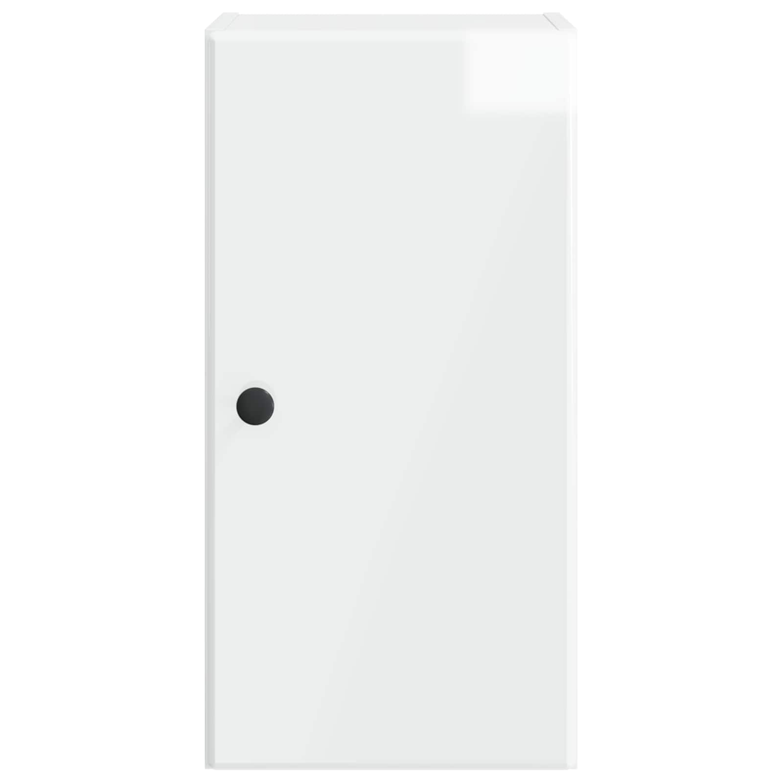 Badezimmer-Wandschrank BREDA Hochglanz Weiß 30 x 31 x 59 cm