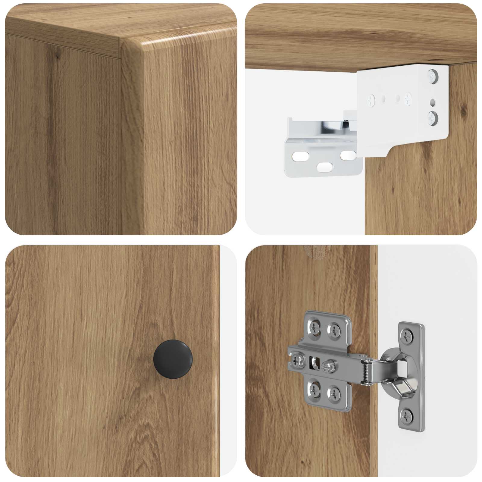 Badezimmer-Wandschrank BREDA Artisan-Eiche 30 x 31 x 59 cm