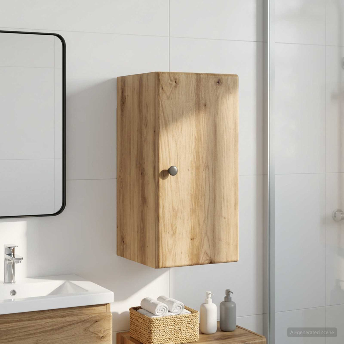 Badezimmer-Wandschrank BREDA Artisan-Eiche 30 x 31 x 59 cm
