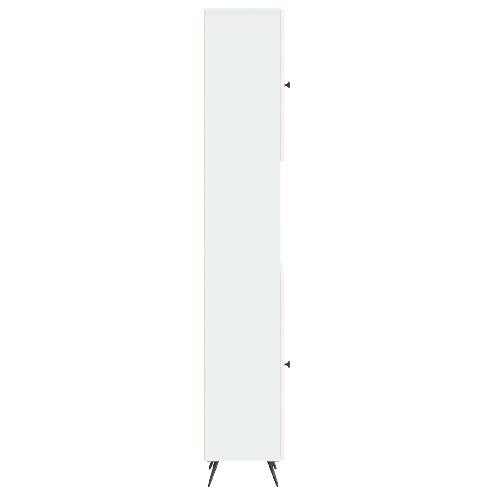 Badezimmerschrank mit offenem Regal BREDA Weiß 30 x 31 x 190 cm