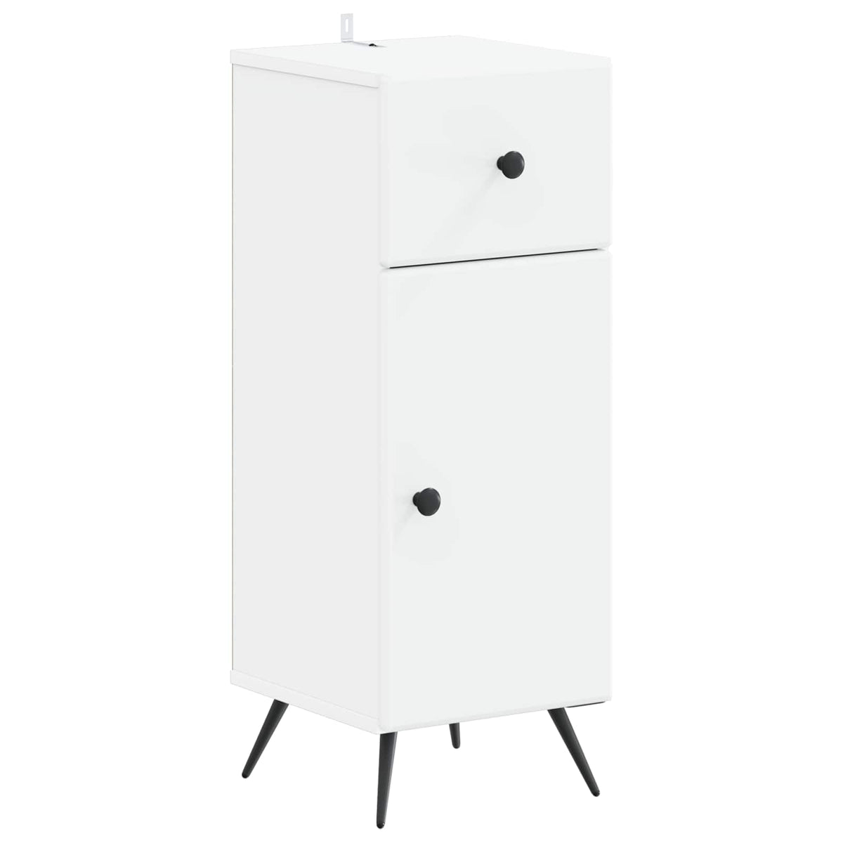 Badezimmer Aufbewahrungsschrank BREDA Weiß 30 x 31 x 80 cm