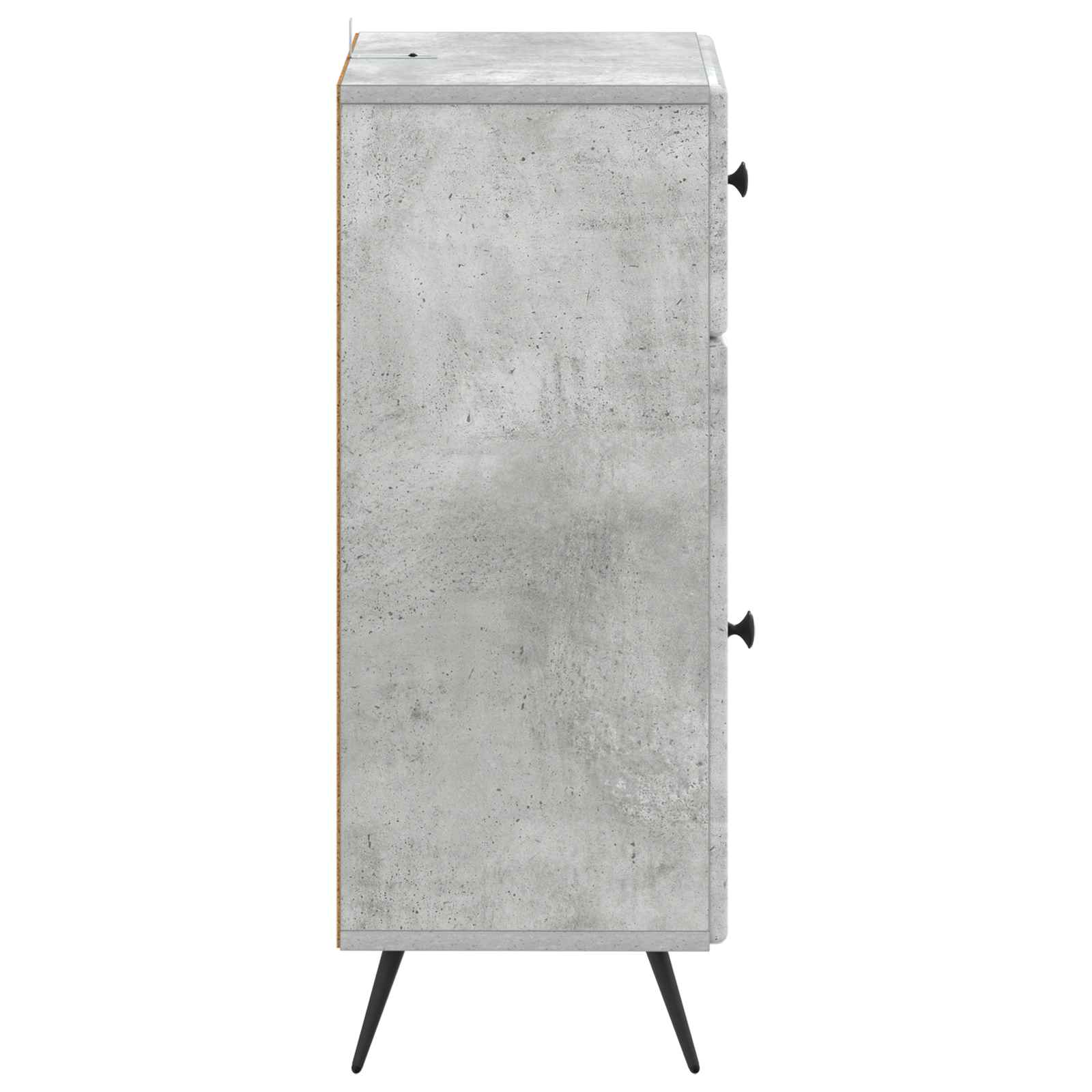 Badezimmer Aufbewahrungsschrank BREDA Betongrau 30 x 31 x 80 cm