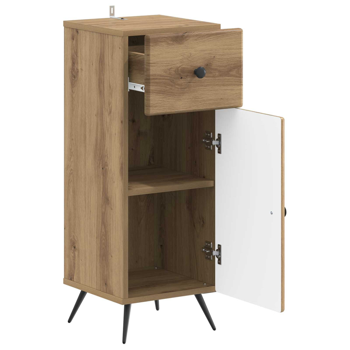 Badezimmer Aufbewahrungsschrank BREDA Artisan-Eiche