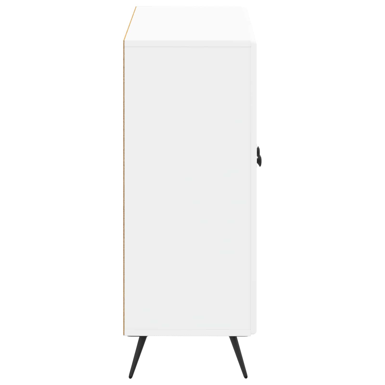 Badezimmer Aufbewahrungsschrank BREDA Weiß 59,5 x 31 x 80 cm